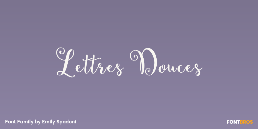 Lettres Douces Font Family
