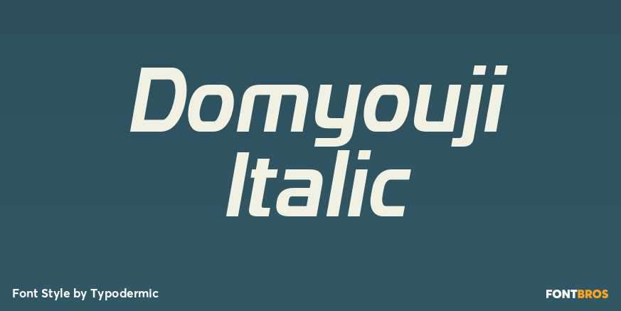 Domyouji Italic Poster