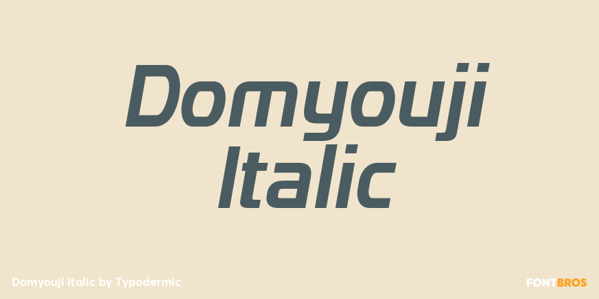 Domyouji Italic Poster