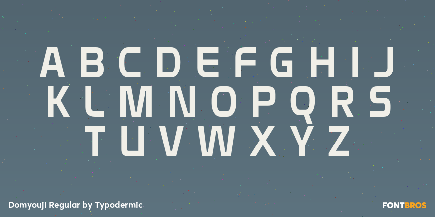 Domyouji Regular Font Poster #2