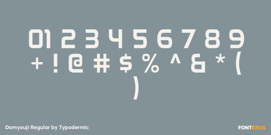 Domyouji Regular Font Poster #4