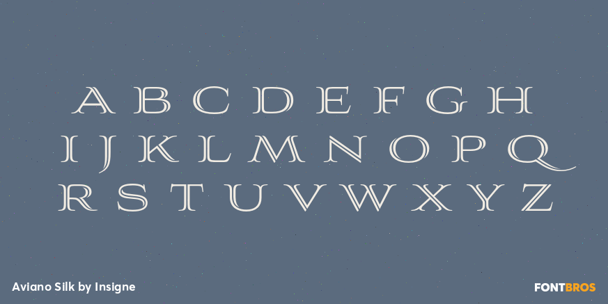 Aviano Silk Font Poster #1
