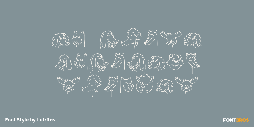 Mi Negra Dingbats Regular Poster