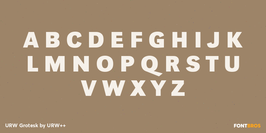 URW Grotesk Font Poster #2