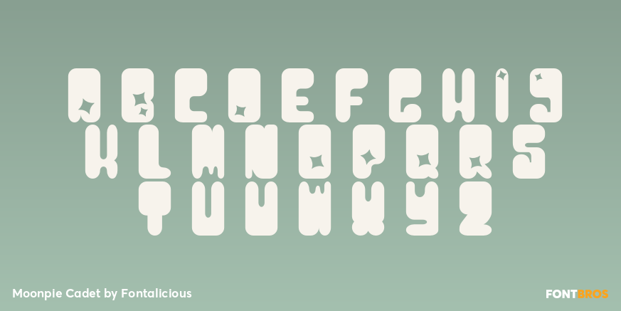 Moonpie Cadet Font Poster #1