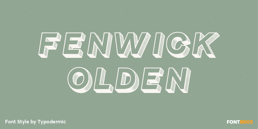 Fenwick Olden Font Poster #1