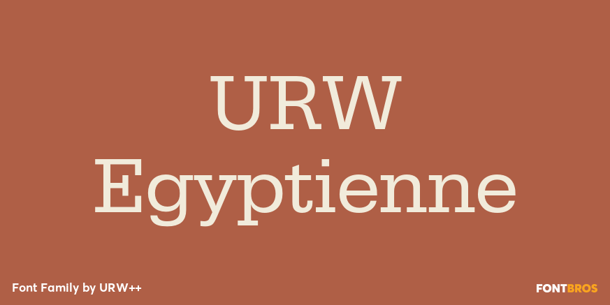 URW Egyptienne Poster