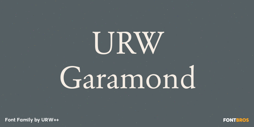 URW Garamond Poster