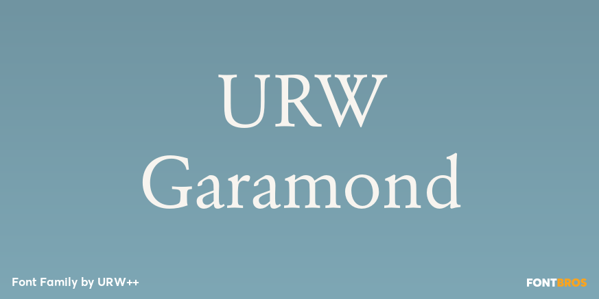 URW Garamond Poster