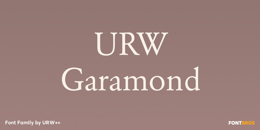 URW Garamond Poster