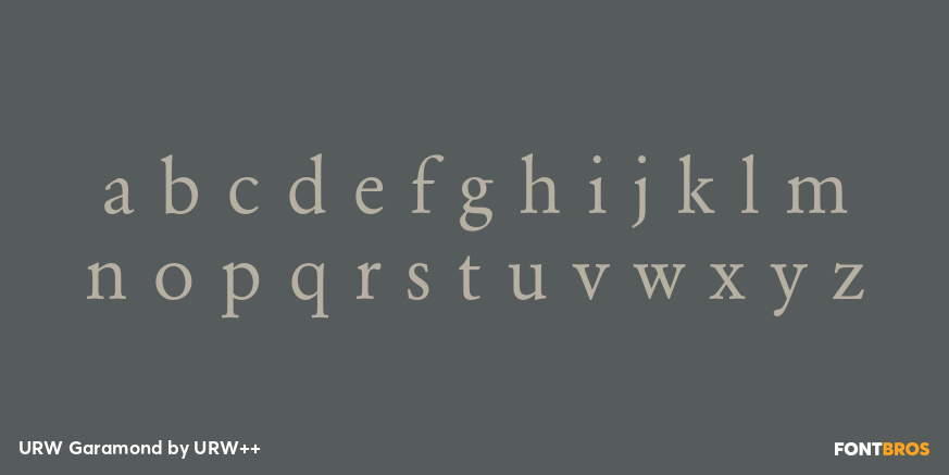 URW Garamond Font Poster #3