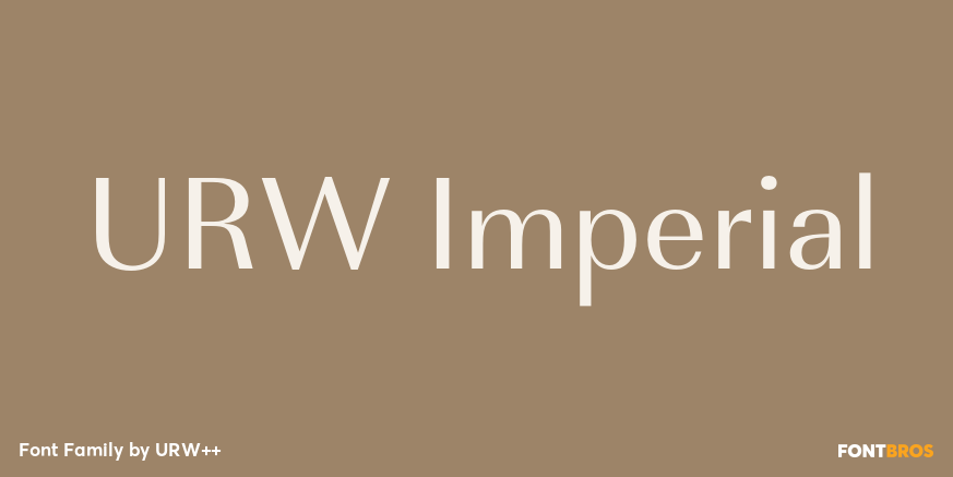 URW Imperial Poster