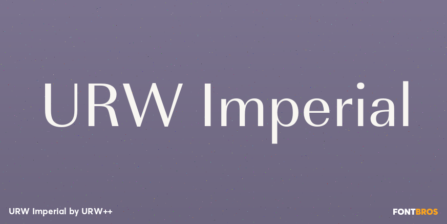 URW Imperial Poster