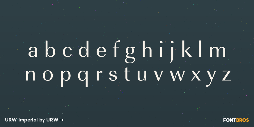URW Imperial Font Poster #1
