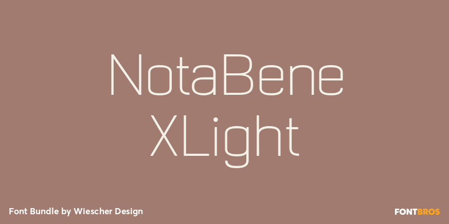 NotaBene XLight Poster