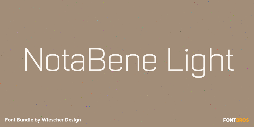 NotaBene Light Poster