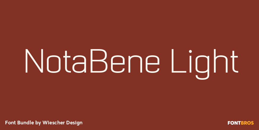 NotaBene Light Poster