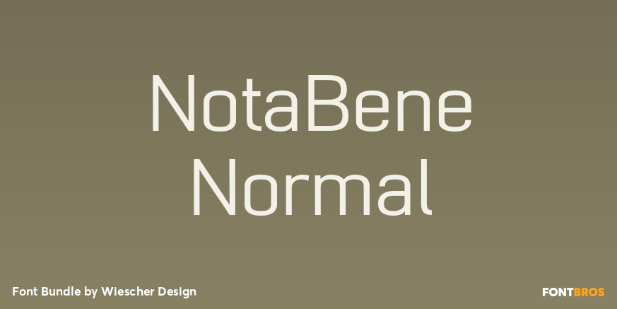 NotaBene Normal Poster