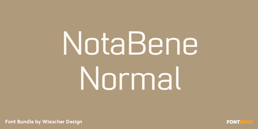 NotaBene Normal Poster