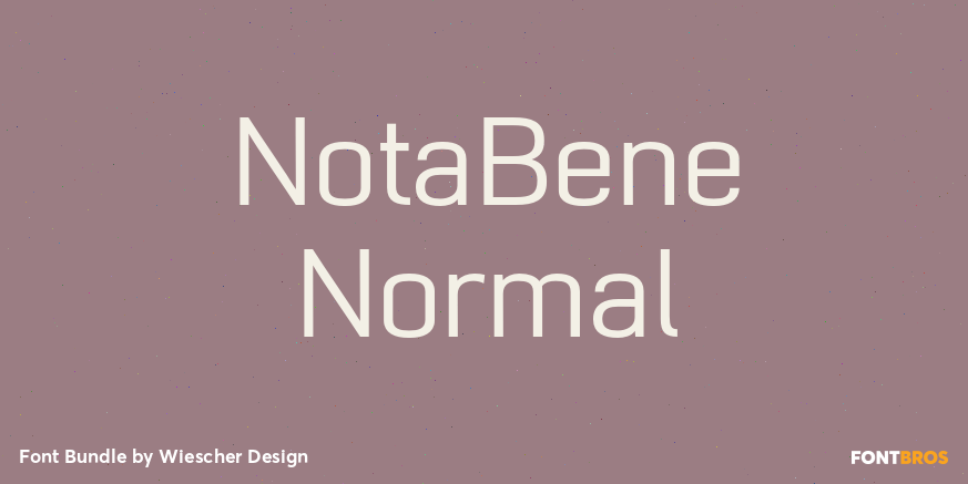 NotaBene Normal Poster