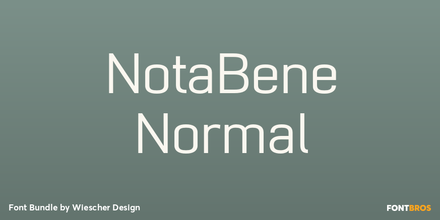 NotaBene Normal Poster