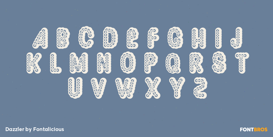 Dazzler Font Poster #1