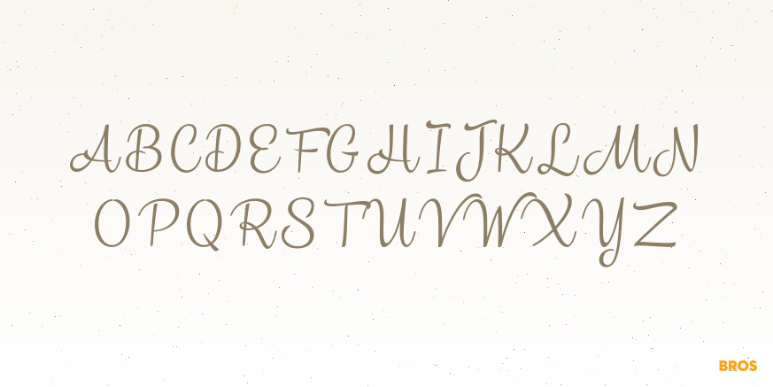 Vanilla Shot Font Poster #2