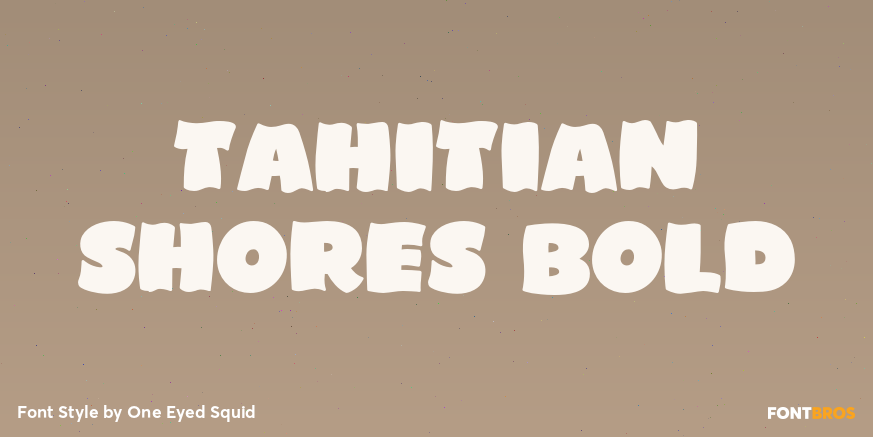 Tahitian Shores Bold Poster