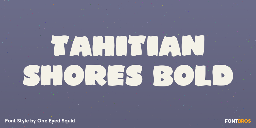 Tahitian Shores Bold Poster