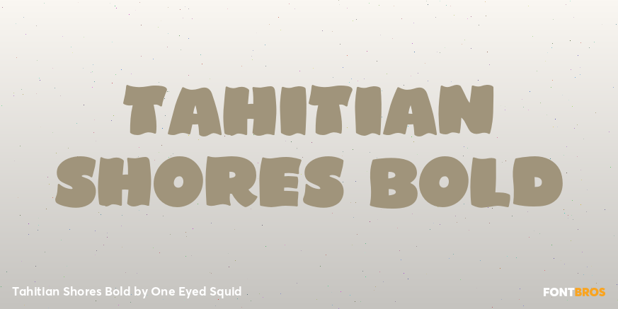 Tahitian Shores Bold Poster