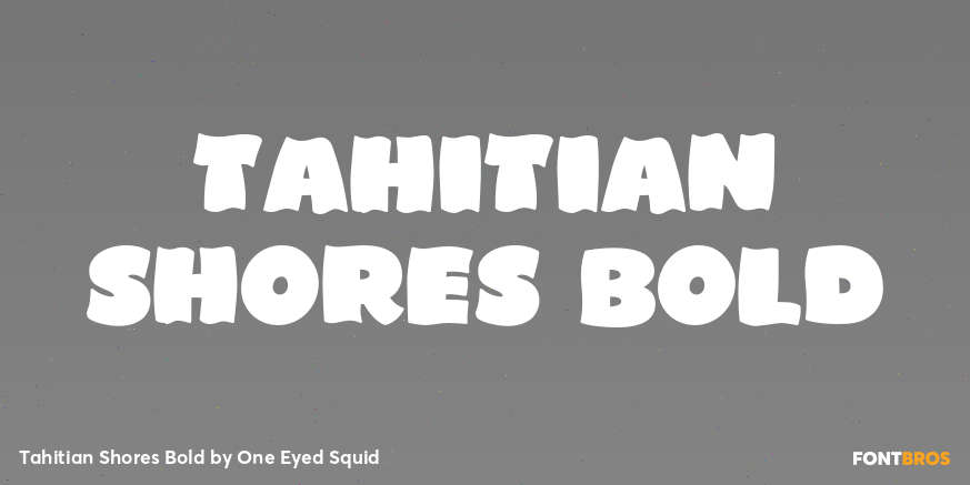 Tahitian Shores Bold Poster