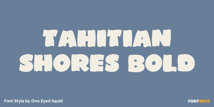Tahitian Shores Bold Poster
