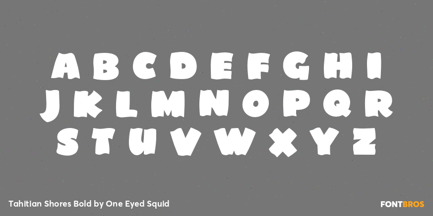 Tahitian Shores Bold Font Poster #3