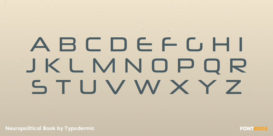 Neuropolitical Book Font Poster #2