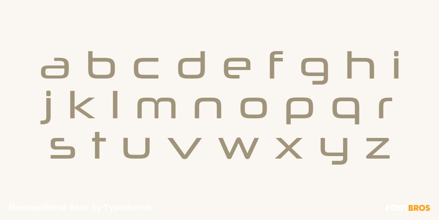 Neuropolitical Book Font Poster #3