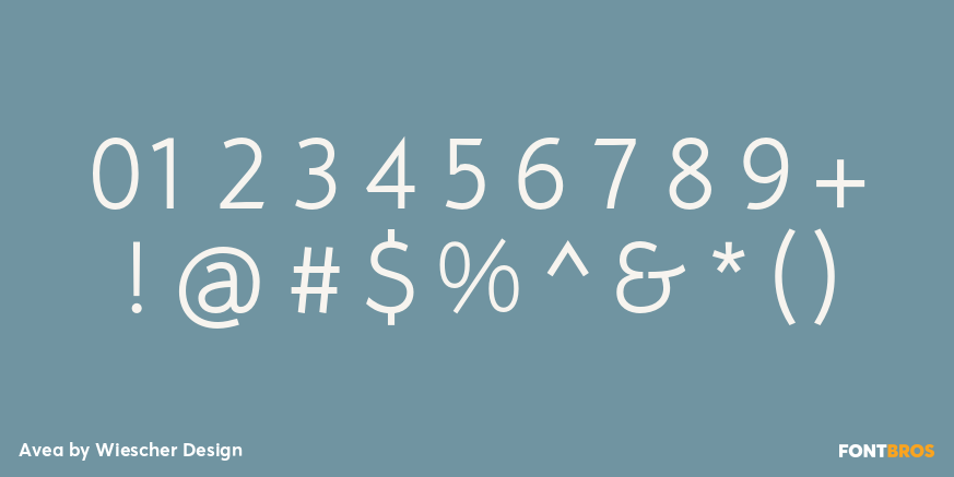 Avea Font Poster #1