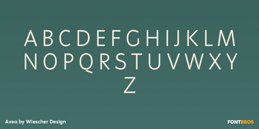 Avea Font Poster #1