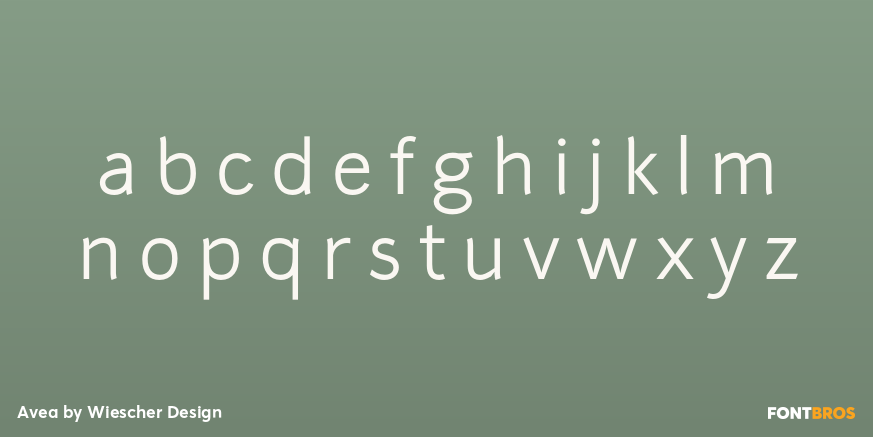 Avea Font Poster #1