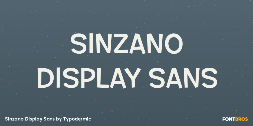 Sinzano Display Sans Font Poster #1