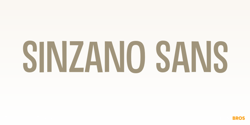 Sinzano Sans Font Poster #1