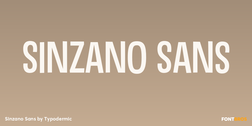 Sinzano Sans Font Poster #1