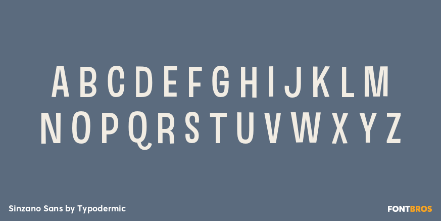 Sinzano Sans Font Poster #2