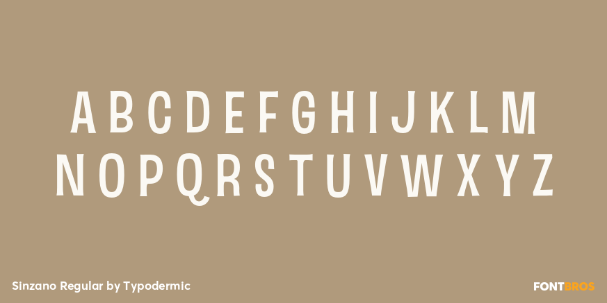 Sinzano Regular Font Poster #3