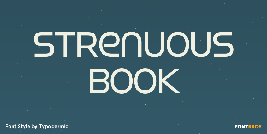 Strenuous Book Poster