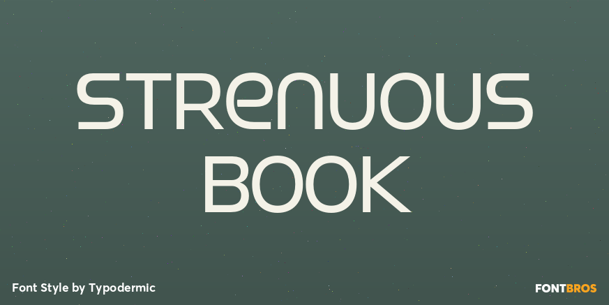 Strenuous Book Poster