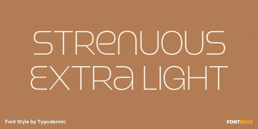 Strenuous Extra Light Poster