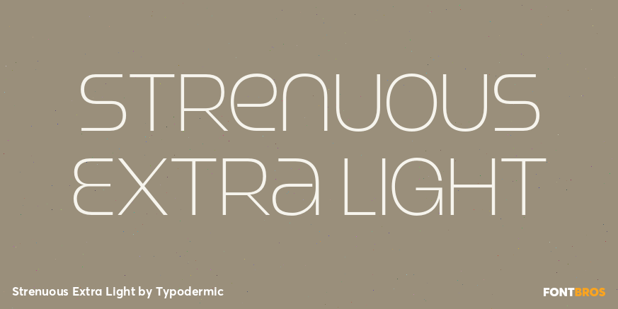Strenuous Extra Light Poster