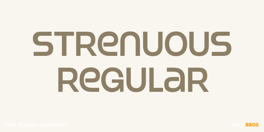 Strenuous Regular Poster