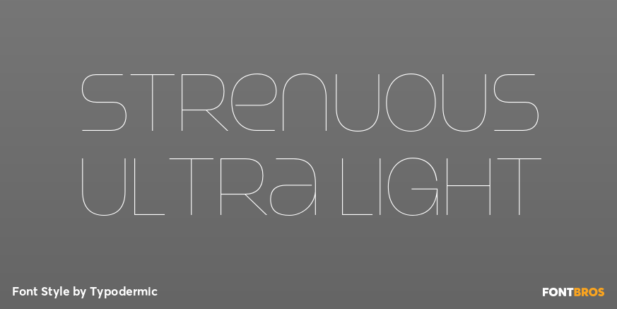 Strenuous Ultra Light Poster