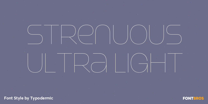 Strenuous Ultra Light Poster